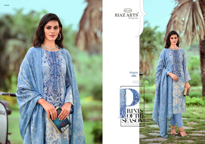 Musafir Vol 9 By Riaz Arts Printed Karachi Cotton Dress Material Wholesale Shop In Surat
